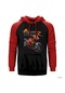 Ktm Rc16 Kırmızı Reglan Kol Kapşonlu Sweatshirt Kırmızı