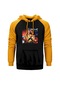 Manowar Warriors Of The World Sarı Reglan Kol Kapşonlu Sweat Sarı