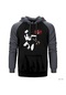 Marduk Gri Reglan Kol Kapşonlu Sweatshirt Gri