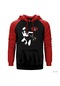 Marduk Kırmızı Reglan Kol Kapşonlu Sweatshirt Kırmızı