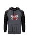 Marduk Logo Gri Reglan Kol Kapşonlu Sweatshirt Gri (551879910)
