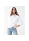 Mavi - Kapüşonlu Beyaz Basic Sweatshirt 167299-70000 Beyaz