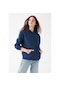 Mavi - Kapüşonlu Lacivert Basic Sweatshirt 167299-70488