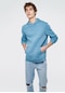 Mavi - Kapüşonlu Mavi Basic Sweatshirt 0610937-70877