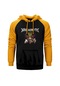 Megadeth Puppet Sarı Reglan Kol Kapşonlu Sweatshirt Sarı
