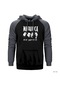 Metallica Aint Your Bitch Gri Reglan Kol Kapşonlu Sweatshirt Gri
