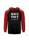 Metallica Aint Your Bitch Kırmızı Reglan Kol Kapşonlu Sweat Kırmızı