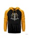 Metallica Magnetic Sarı Reglan Kol Kapşonlu Sweatshirt Sarı