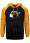 Mike Tyson Art Of Fight Sarı Renk Reglan Kol Kapşonlu Sweatshirt Sarı