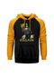 Minions And Gru Villain Sarı Reglan Kol Kapşonlu Sweatshirt Sarı