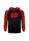 Morbid Angel Logo Kırmızı Reglan Kol Kapşonlu Sweatshirt Kırmızı (554880507) Kırmızı