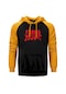 Morbid Angel Logo Sarı Reglan Kol Kapşonlu Sweatshirt Sarı (554880508) Sarı
