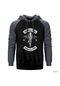 Mötley Crüe Hollywood Gri Reglan Kol Kapşonlu Sweatshirt Gri (509951980)