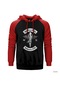 Mötley Crüe Hollywood Kırmızı Reglan Kol Kapşonlu Sweatshirt Kırmızı (509952002)