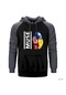 Muse 1998 Album Cover Gri Reglan Kol Kapüşonlu Unisex Sweatshirt Gri