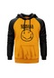 Nirvana Smiley Face Sarı Reglan Kol Kapşonlu Sweatshirt Sarı