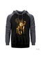 Opeth Ghost Reveries Gri Reglan Kol Kapşonlu Sweatshirt Gri