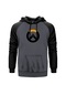 Overwatch Logo Gri Reglan Kol Unisex Sweatshirt Hoodie Gri