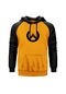 Overwatch Logo Sarı Reglan Kol Unisex Sweatshirt Hoodie Sarı