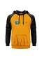 Pac Man Blue Sarı Reglan Kol Unisex Sweatshirt Hoodie Sarı