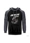 Pulsar Rs 200 Fear The Black Gri Reglan Kol Kapşonlu Sweatshirt Gri