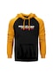 Renault Sport Vintage Sarı Reglan Kol Kapşonlu Sweatshirt Sarı