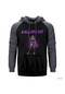 Reyna Gri Reglan Kol Kapşonlu Sweatshirt Gri