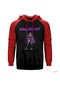 Reyna Kırmızı Reglan Kol Kapşonlu Sweatshirt Kırmızı