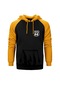 Route66 Logo Sarı Reglan Kol Kapşonlu Sweatshirt Sarı