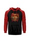 Sabaton Coat Of Arms Kırmızı Reglan Kol Kapşonlu Sweatshirt Kırmızı (549441822)