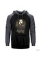 Sagopa Kajmer Gri Reglan Kol Kapşonlu Sweatshirt Gri