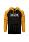 Samcro Sarı Reglan Kol Kapşonlu Sweatshirt Sarı