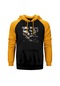 Satyricon Volcano Sarı Reglan Kol Kapşonlu Sweatshirt Sarı