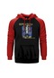 Sepultura Chaos A.D. Kırmızı Reglan Kol Kapşonlu Sweatshirt Kırmızı