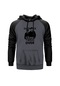Sherlock Holmes The Game Is Never Gri Reglan Kol Unisex Sweat Gri