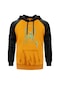 Skrillex Silliuette Sarı Reglan Kol Unisex Sweatshirt Hoodie Sarı