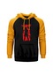 Slayer Shadow Man Sarı Reglan Kol Kapşonlu Sweatshirt Sarı (551825496)