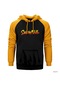 Snowfall Logo Sarı Reglan Kol Kapşonlu Sweatshirt Sarı