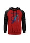 Steins Gate Kırmızı Reglan Kol Unisex Sweatshirt Hoodie Kırmızı