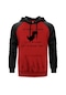 The Internet Is Broken Kırmızı Reglan Kol Unisex Sweatshirt Kırmızı