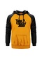 Thin Lizzy Text Sarı Reglan Kol Unisex Sweatshirt Hoodie Sarı