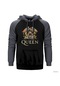 Ultimate Best Of Queen Gri Reglan Kol Kapşonlu Sweatshirt Gri