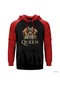 Ultimate Best Of Queen Kırmızı Reglan Kol Kapşonlu Sweatshirt Kırmızı