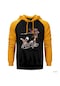 Vahşi Batılı Yasuo Sarı Reglan Kol Kapşonlu Sweatshirt Sarı