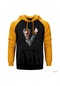 Vikings Ivar Sarı Reglan Kol Kapşonlu Sweatshirt Sarı