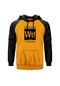 Wtf Element Sarı Reglan Kol Unisex Sweatshirt Hoodie Sarı