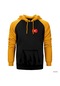 Youtube Sarı Reglan Kol Kapşonlu Sweatshirt Sarı