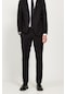 AC&Co / Altınyıldız Classics Erkek Siyah Regular Fit Normal Kesim Mono Yaka Takım Elbise 4A3023100066SYH526N