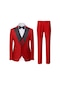 İkkb Erkek Daily Slim Yeni Takım Elbise Seti Kırmızı