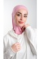 Pembe Pratik Hazır Geçmeli Tesettür Bone Sandy Kumaş Lüks Hijab 2